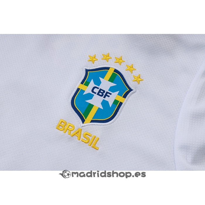 Chandal del Brasil Manga Corta 26-27 Blanco - Pantalon Corto